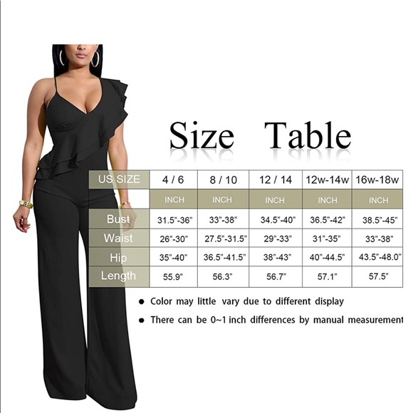 Black jumpsuit size medium - Picture 2 of 3